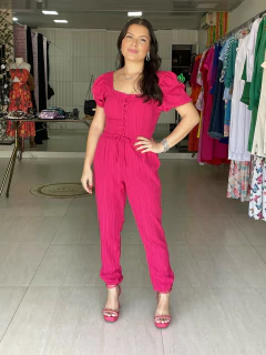 Conjunto Emanuely Calça + Cropped Pink na internet