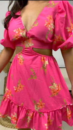 Vestido Isadora Floral Pink na internet