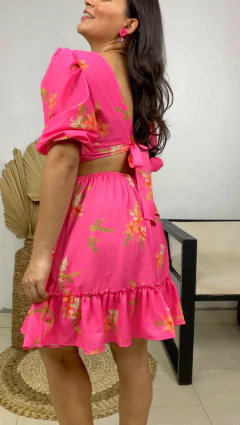 Vestido Isadora Floral Pink - comprar online