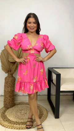 Vestido Isadora Floral Pink - loja online