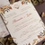 Convite de casamento em tons terrosos - Alessandra e Limber - Art Invitte Convites