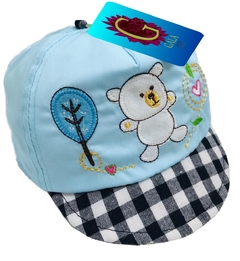 GORRO OSITO BEBE BORDADO