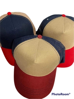 gorras trucker de gabardina