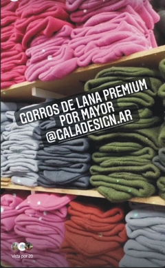 GORRO DE LANA - GALA DESIGN - Mayorista de gorras Buenos Aires.