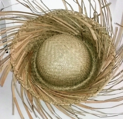 SOMBRERO DEFLECADO DE PAJA