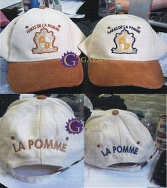 GORRAS CON ESCUDO Y FRASE