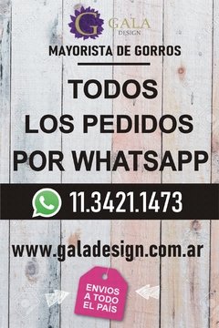 GORRO LANA DOBLE ALGODON PREMIUM - comprar online