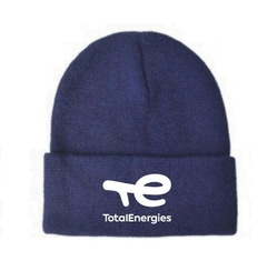 Gorros de lana con logo bordado