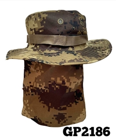 SOMBRERO AUSTRALIANO CON TAPA NUCA - GALA DESIGN - Mayorista de gorras Buenos Aires.