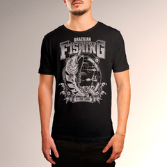Camiseta V-Fox Masculina - Preta - Cod. #005 - loja online