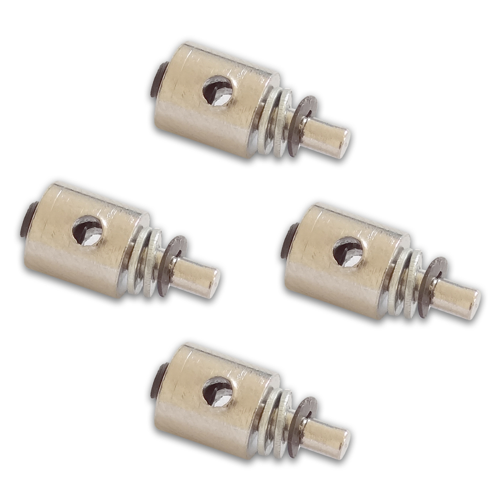 4 Un Conector De Servo Linkage Stoppers 2mm Aeromodelismo