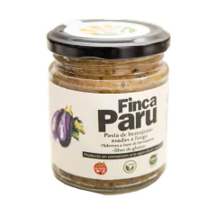 Pasta de Berenjenas asadas a fuego "Finca Paru" Org. Cert. Sin Tacc