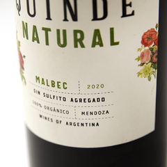 Vino Quinde Natural. Sin Sulfito en internet
