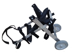 Tamanho (G3) Medida A (40 a 50 cm) Medida B (41 a 55 cm) Medida C (15 a 25 cm) - Dog Rodas - Cadeira de rodas para cachorro