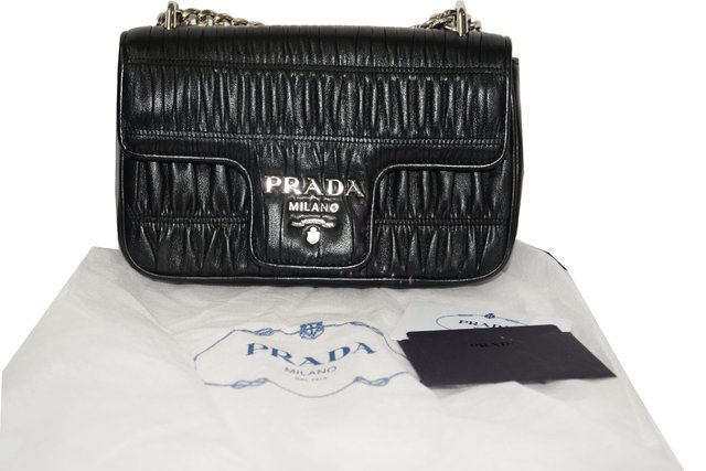 nappa gaufre prada bolsa