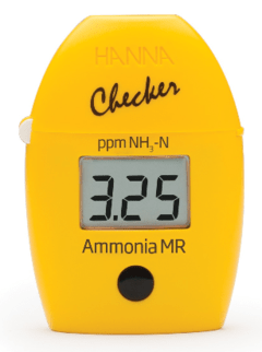 Analisador de Amônia (faixa média 0.00 - 9.99 ppm) - Colorímetro Digital - 25 testes