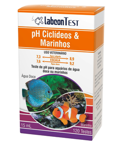 Teste de pH – ALCON LABCONTEST PH CICLIDEOS MARINHO 15ML