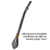 BOMBILLA ACERO INOXIDABLE X 6 COD. 129-6607