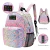 MOCHILA 12" LISA CON DOS CIERRES , BOLSILLO Y PORTABOTELLAS 30X22X10CM / 511-32029