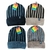 GORRO CHENILLE CON PELUCHE A RAYAS / COD. 517-66