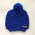 GORRO TEJIDO DE MORLEY CON POMPOM/ COD. 117-27 - UVA