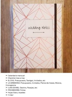 DIARIO DE BODA - WEDDING JOURNAL - ENCUADERNACIÓN COSIDA - comprar online