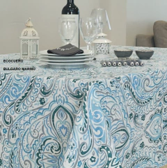 MANTEL DE ECOCUERO 140 x 220 CM - Obseqyarte