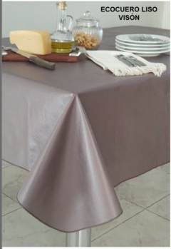 MANTEL DE ECOCUERO 140 x 220 CM