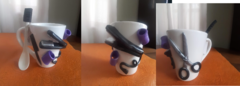 TAZA DE PORCELANA ARTESANAL - HECHA A MANO - comprar online