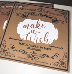 PLATO DE SITIO DE PAPEL - 24 UNIDADES - comprar online