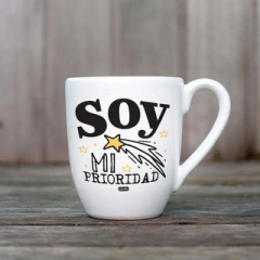 TAZA MUG DE CERÁMICA CON DISEÑO - LÍNEA "SOY" - comprar online
