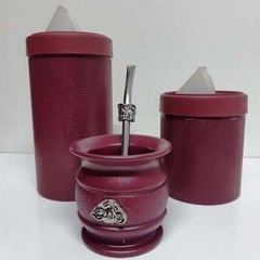VALIJA ESPECIAL PARA CABALLEROS - SET MATERO X 3 - Obseqyarte