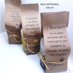 VELA PERFUMADA - ARTESANAL - 5 x 6 cm
