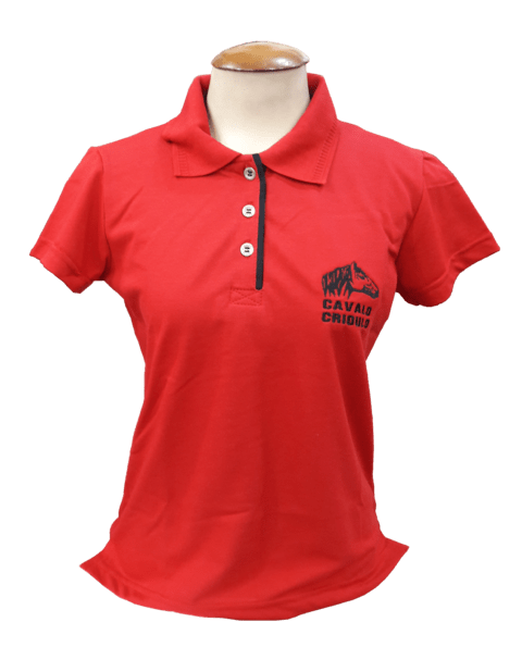 Camisa Polo Feminina Cavalo Crioulo Ref. 2144