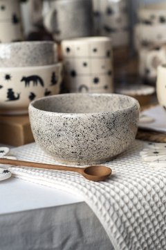 Bowl Gris Jaspeado - comprar online