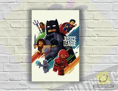 Placa Decorativa Liga da Justiça | Lego