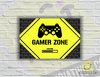 Placa Decorativa - Gamer Zone