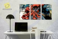 Placa Quadro Decorativo Mosaico Spiderman Homem Aranha | Marvel Comics