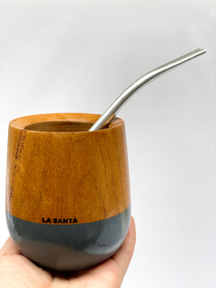 Mate Madera Colores + Bombilla en internet