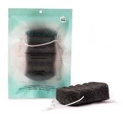 Esponja Corporal con Cenizas Activas de Bambú Natural Konjac