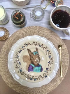 Plato Postre De Diseño Animal Coleccionable De Cerámica - comprar online