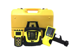 Nivel Laser Fukuda FRE-207 con Display con Tripode Doble Traba de Alumino y Regla de 5m