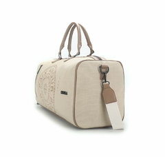 Bolso tubo lona con sello - tienda online