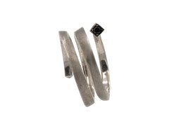 Anel Black Star Silver