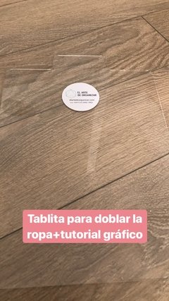 SUPER PROMO: TABLITA PARA DOBLAR Y EL TUTORIAL GRAFICO JUNTOS!!