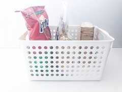CANASTO LUNARES LARGE PARA COCINA, BAÑO, ROPA DE NIÑOS - comprar online