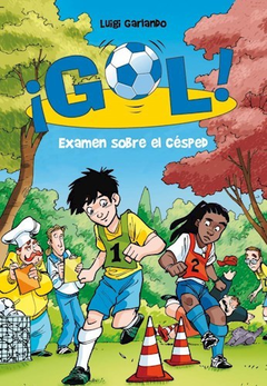 Gol examen sobre el césped