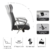 Silla de Oficina Retec Negra IN8074 - tienda online