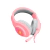 Auricular con microfono Redragon Hylas H260 USB RGB Rosa - comprar online