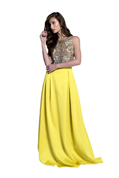 VESTIDO-YELLOW FLOWER